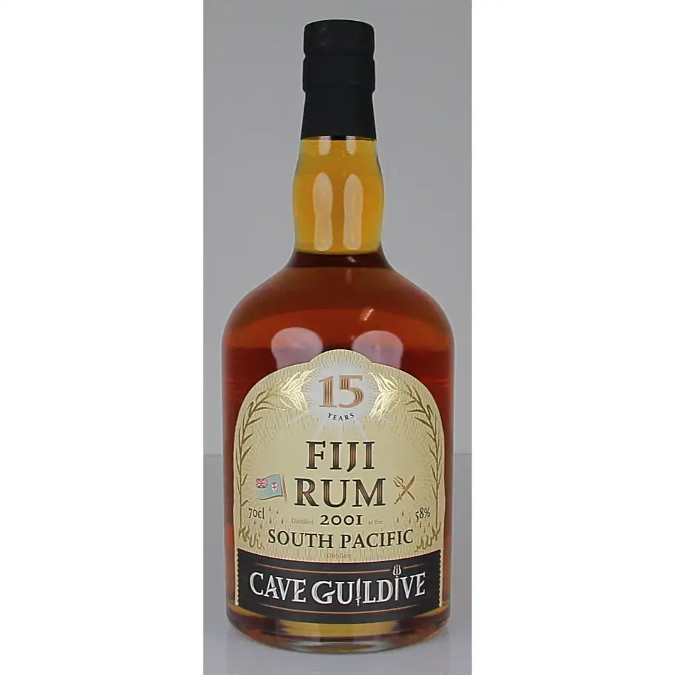 Bottle of Cave Guildive South Pacific Fiji Rum 2001
