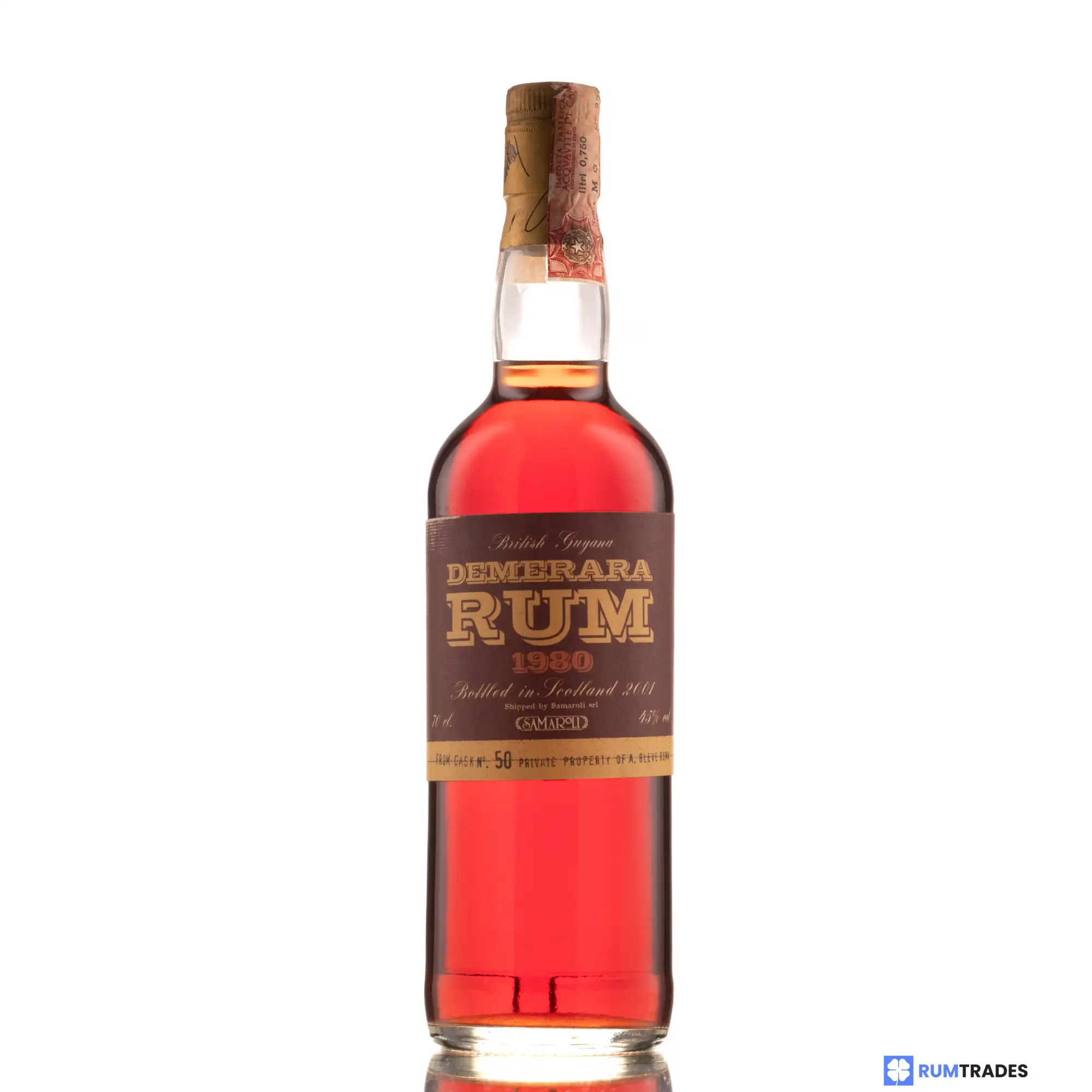 High resolution image of Samaroli Demerara Rum 1980