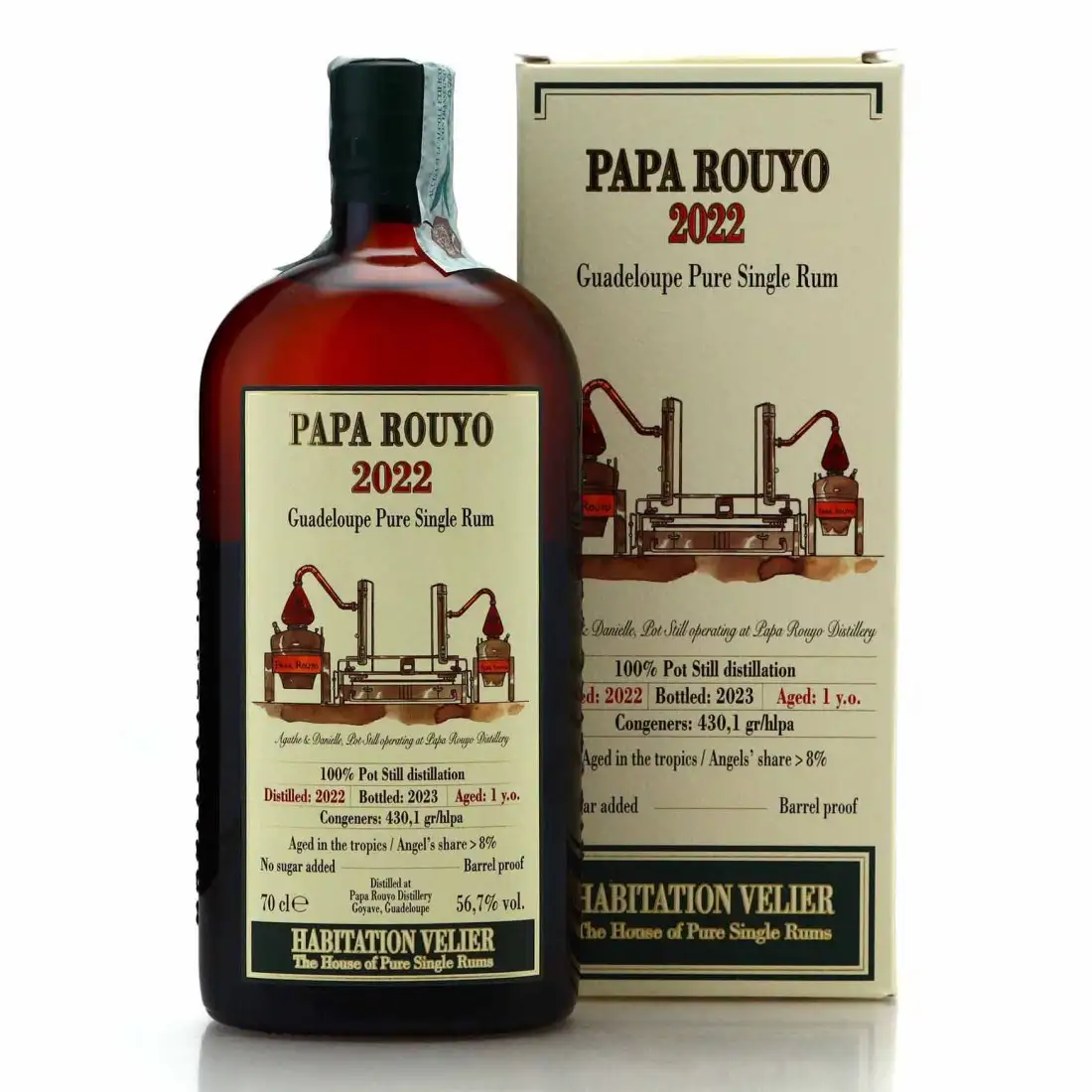 Bottle of Habitation Velier Papa Rouyo Papa Rouyo 2022