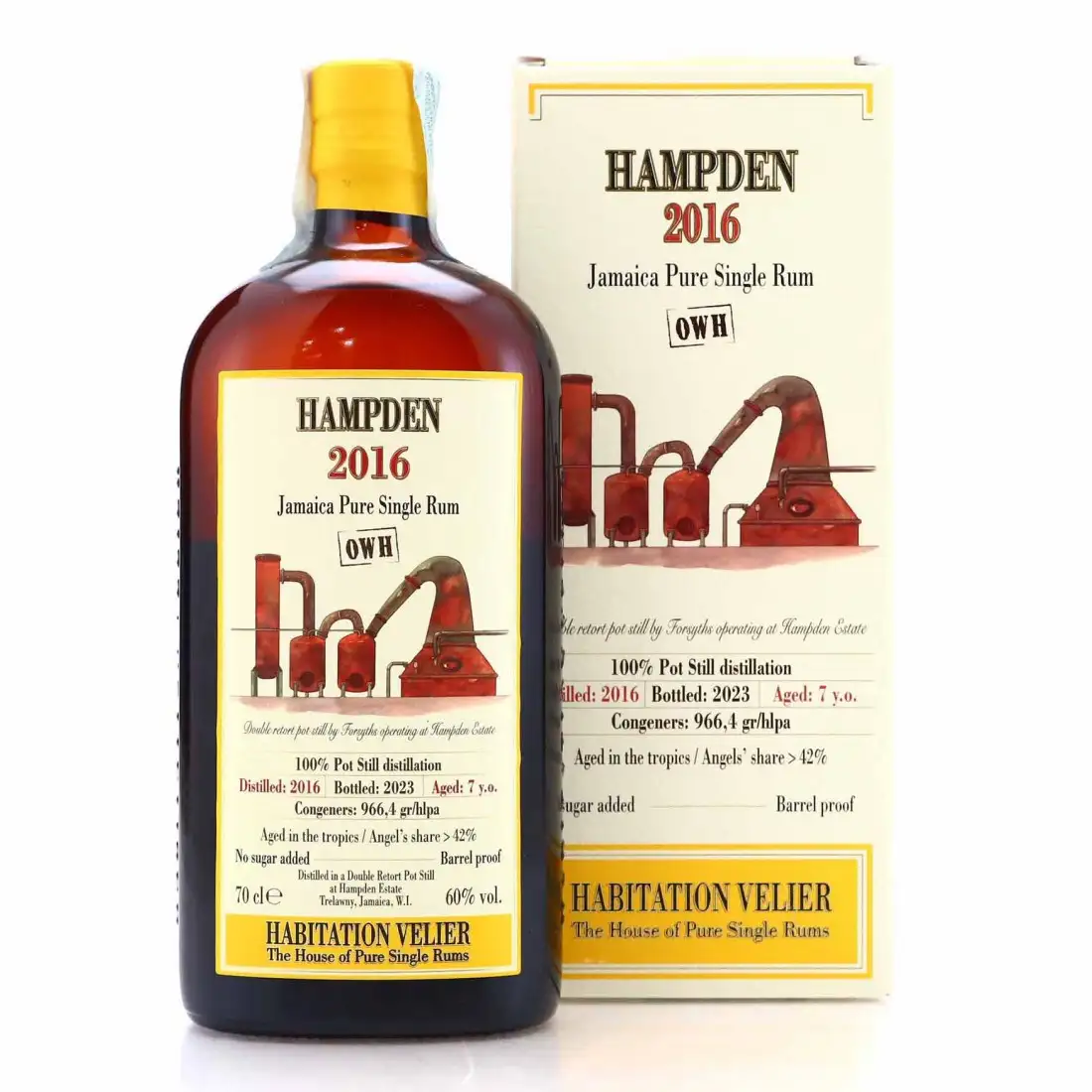 Bottle of Habitation Velier Hampden Hampden OWH 2016