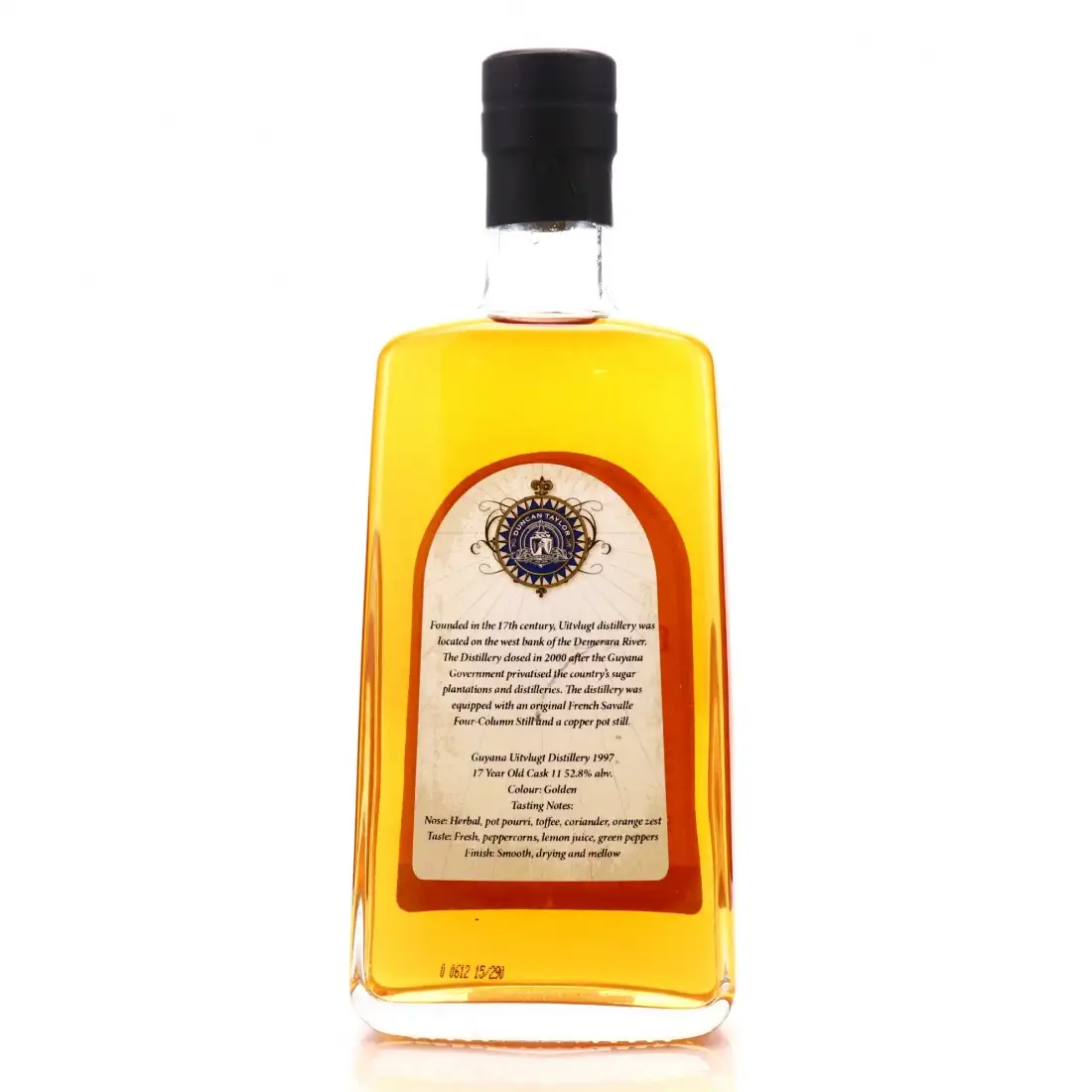High resolution image of Duncan Taylor Uitvlugt Single Cask Rum 1997
