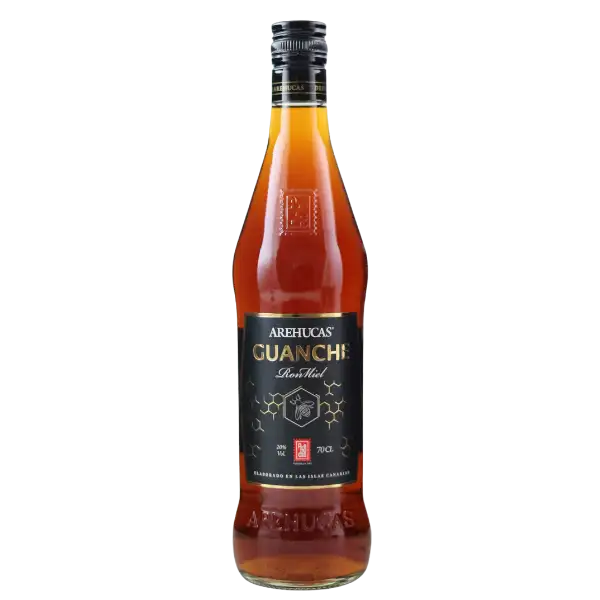 Bottle of Arehucas Ron Miel Guanche