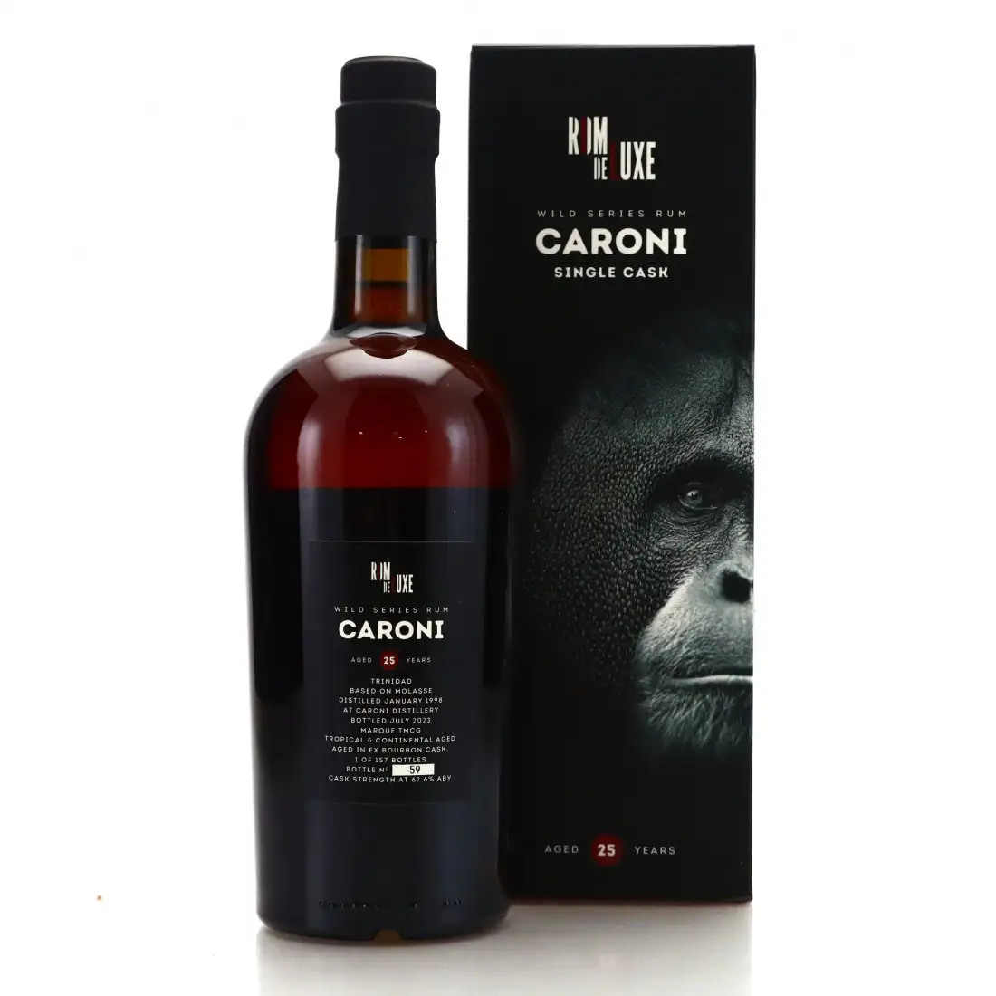 Image haute résolution de Romdeluxe Caroni Bottled for Caksus TMCG 1998