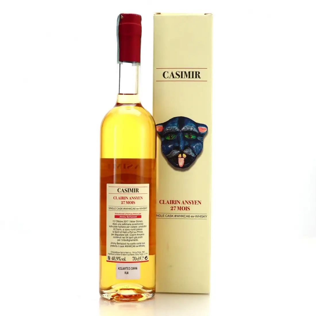 High resolution image of Velier Casimir Clairin Ansyen Casimir (Jimmy Bertazzoli) 2015