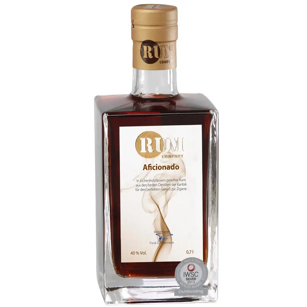 Bottle of Rum Company Aficionado