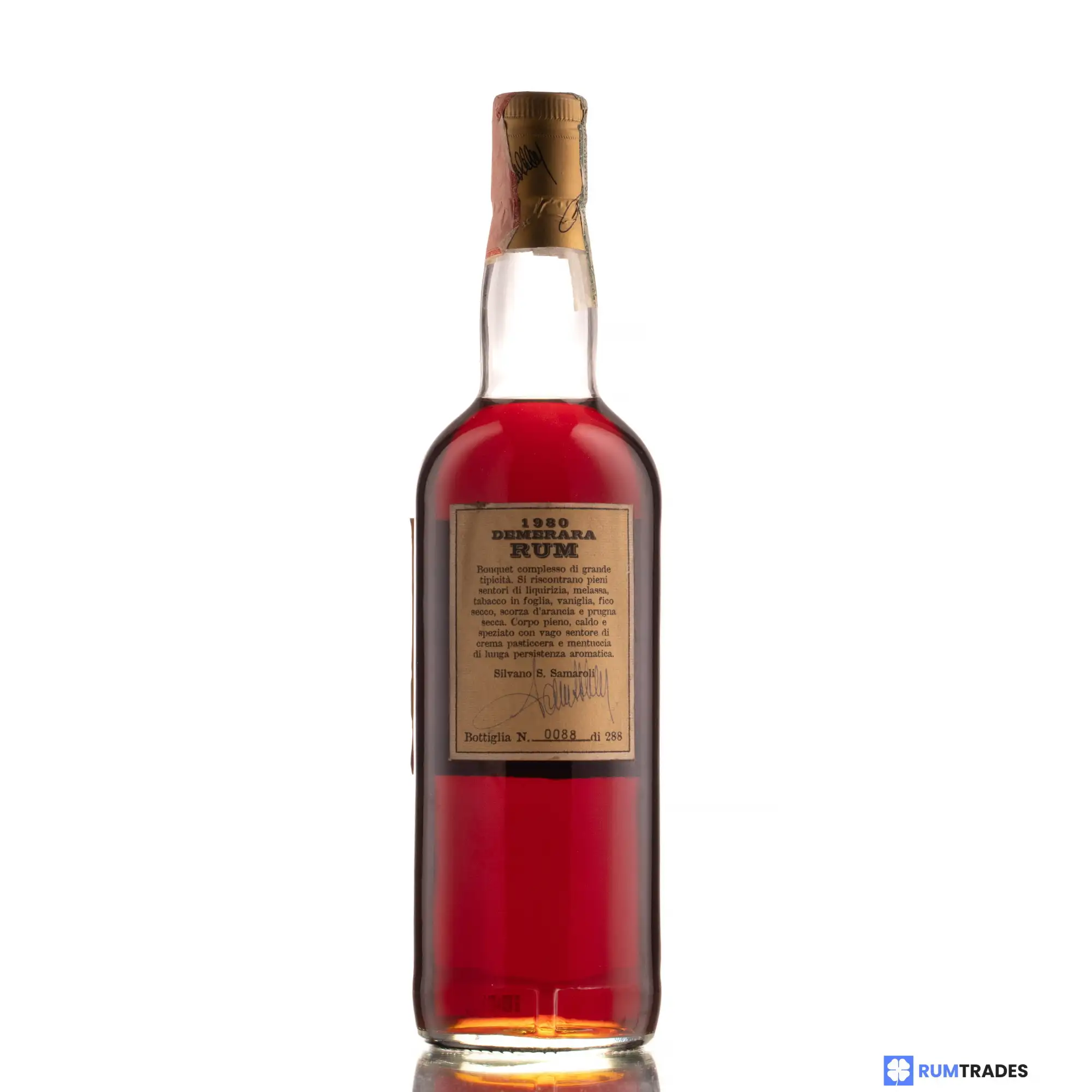 High resolution image of Samaroli Demerara Rum 1980