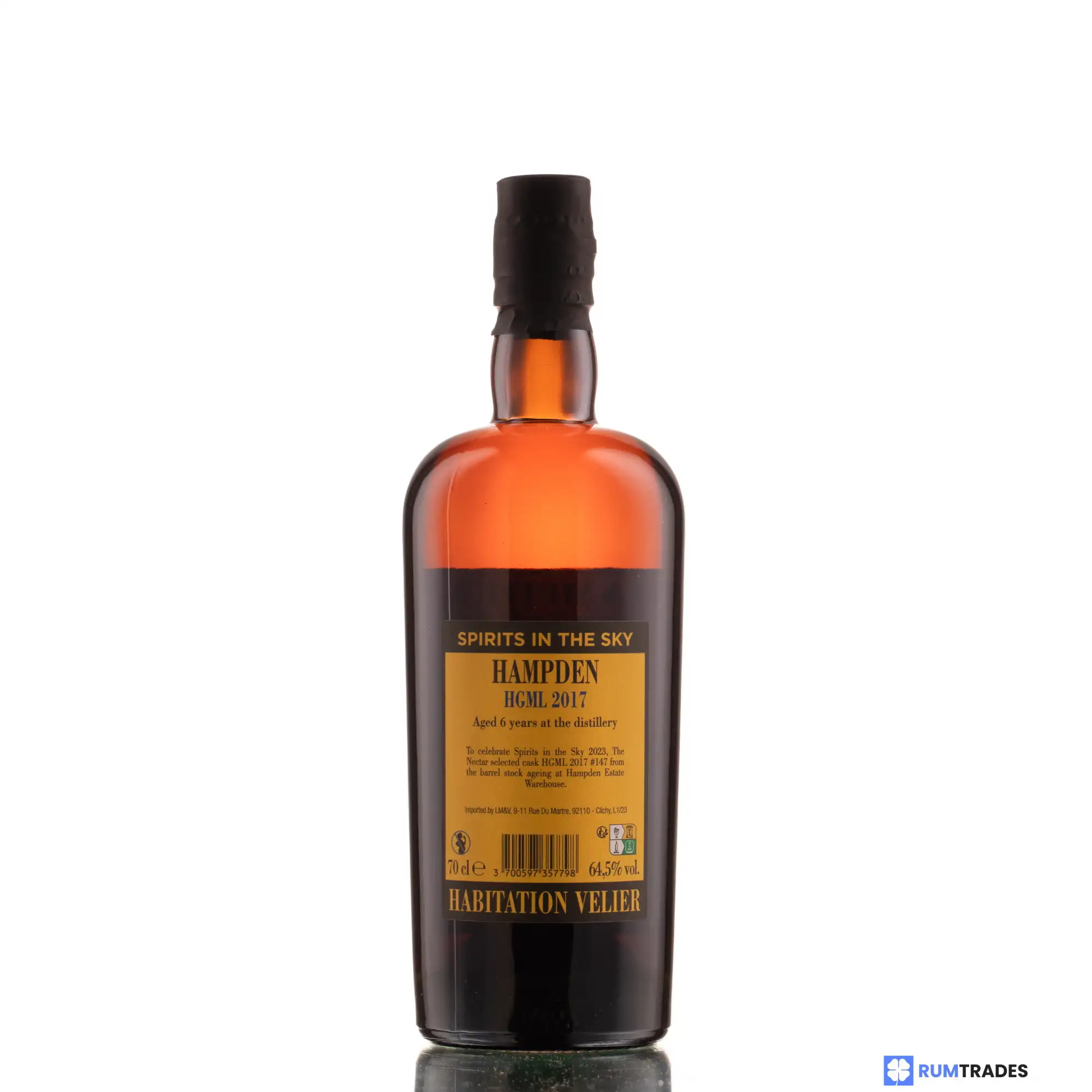 Image haute résolution de Habitation Velier Hampden Spirits in the sky HGML 2017