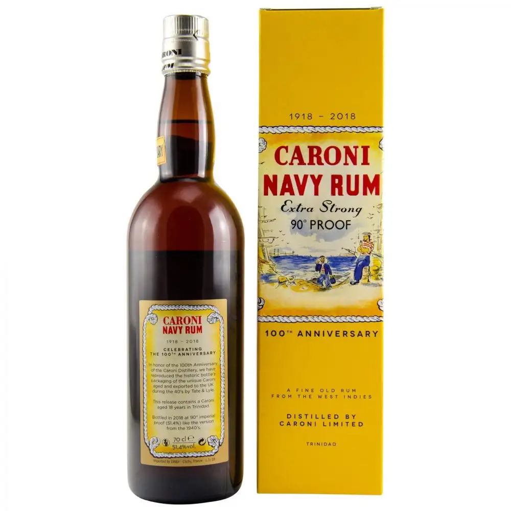 Image haute résolution de La Maison & Velier Caroni Navy Rum 100th Anniversary „Replica“ HTR 2000