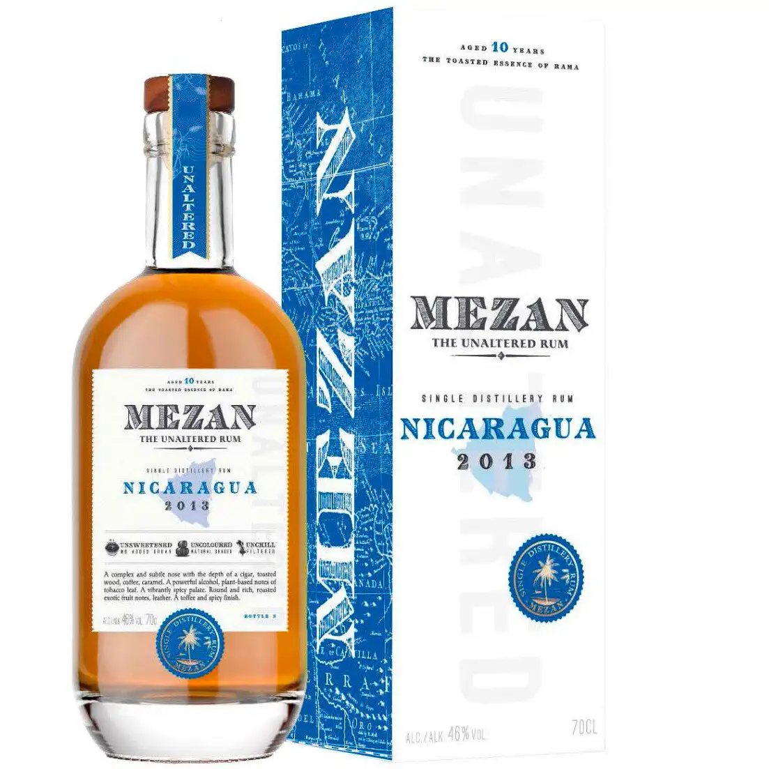 Bottle of Mezan Nicaragua 2013