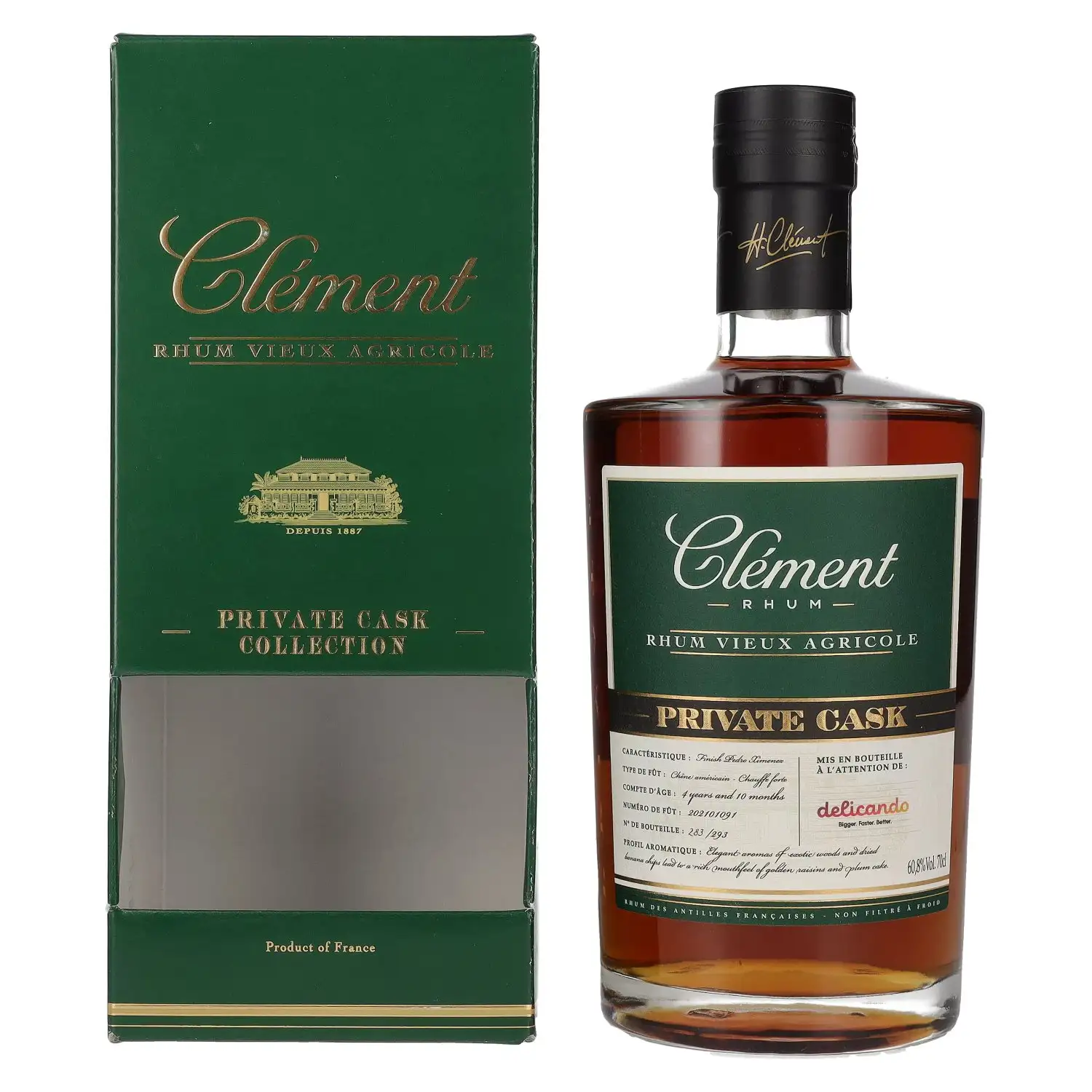 Bottle of Clément Private Cask (delicando) 2018