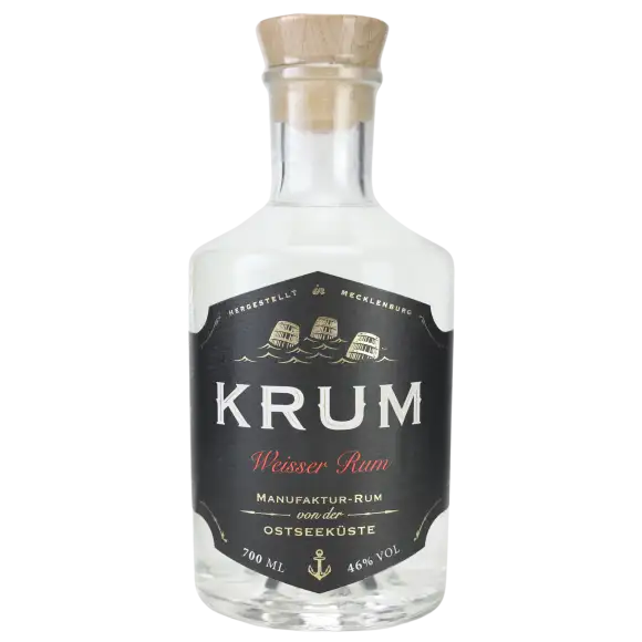 Bottle of Maennerhobby Krum Weisser Rum