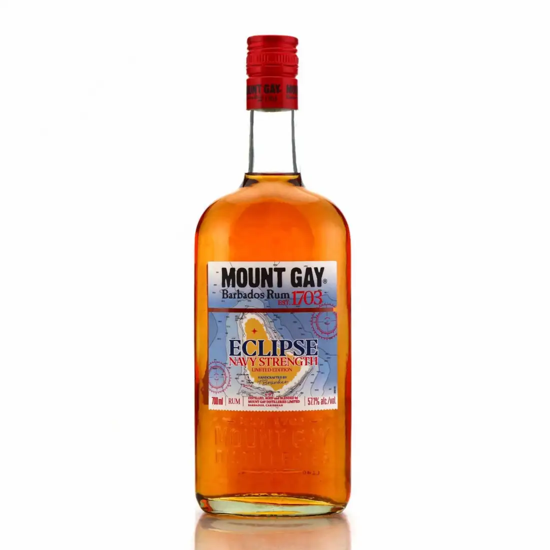 Bottle of Mount Gay Eclipse Navy Strength (Limited Edition)