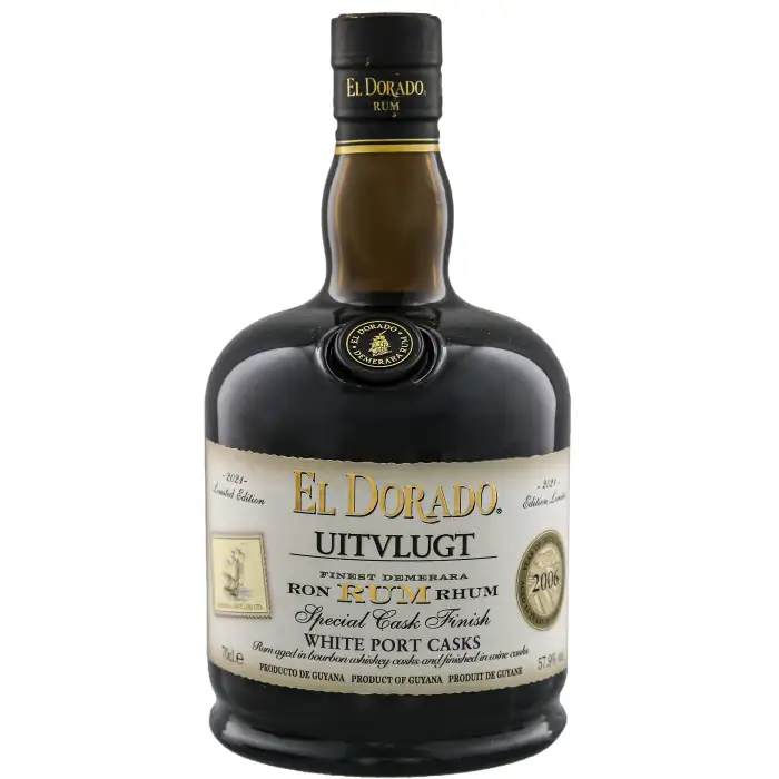 Bottle of Uitvlugt El Dorado Special Cask Finish White Port Casks 2006