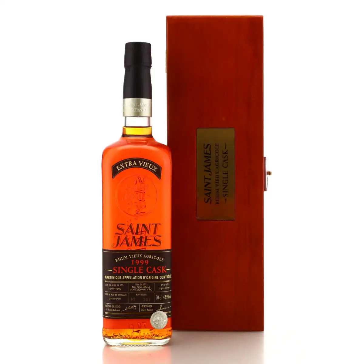 Image haute résolution de Saint James Single Cask 1999