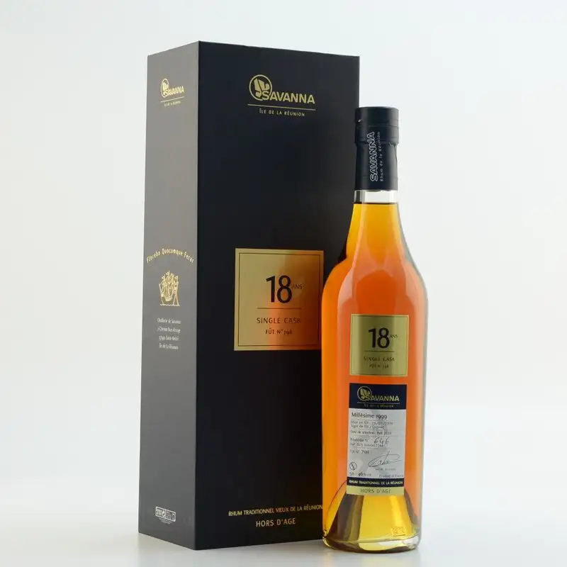 Image haute résolution de Savanna 18 ans d’âge Single Cask 1999