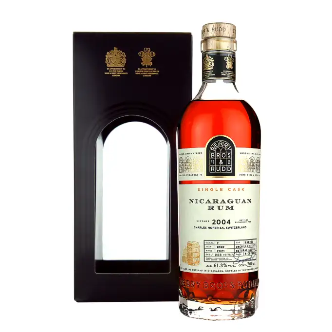 Bottle of Berry Bros & Rudd Nicaraguan Rum (Charles Hofer) 2004
