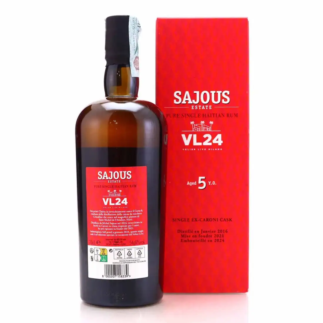 High resolution image of Velier Chelo Sajous Estate VL24 (Velier Live Milano) 2016