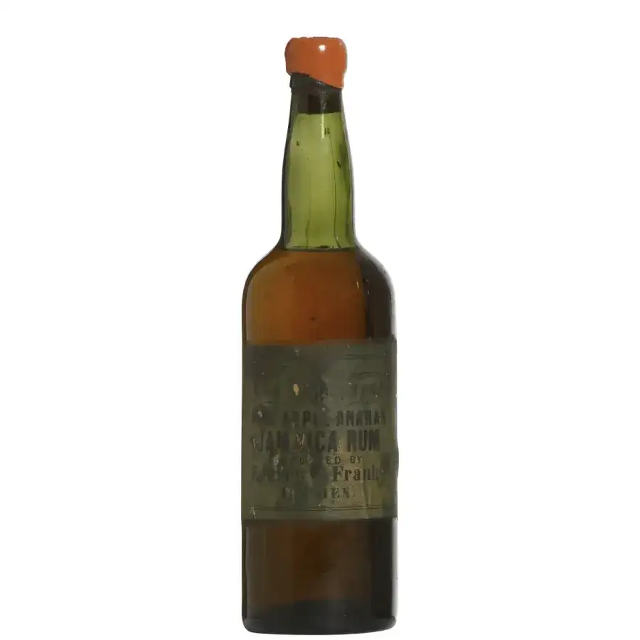 Bottle of Eggers & Franke Old Fine (The Apple Ananas) Jamaica Rum 1930s