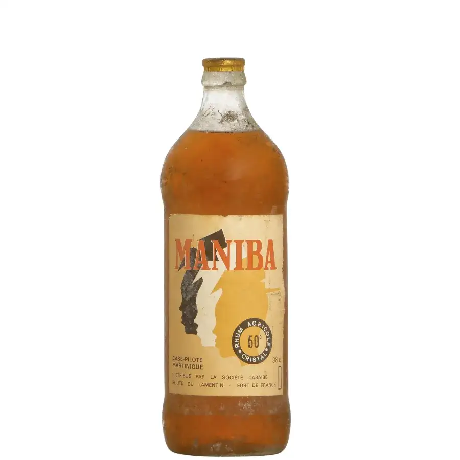 Bottle of Rhum Maniba Agricole Cristal 1960s
