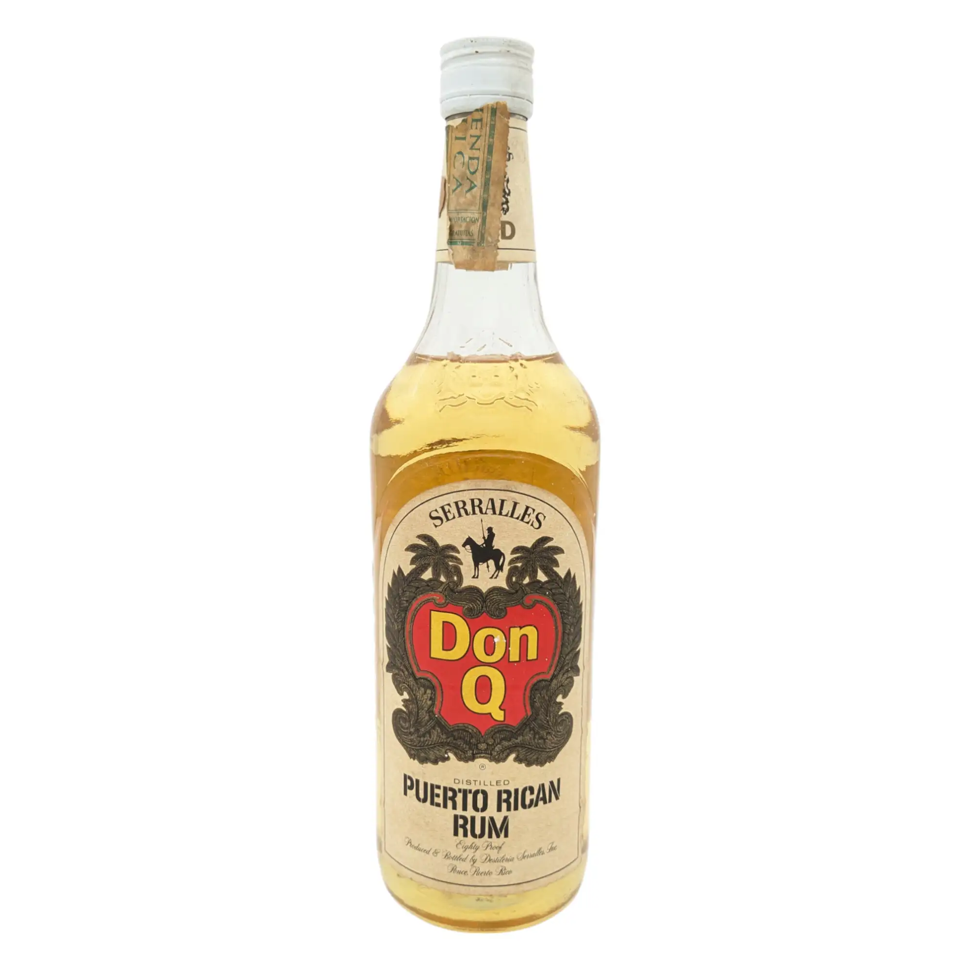 Bottle of Don Q Puerto Rican Rum Gold