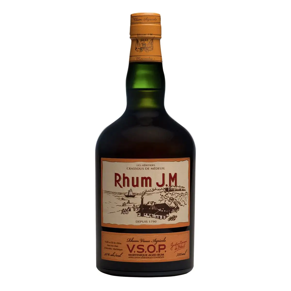 Bottle of Rhum J.M VSOP