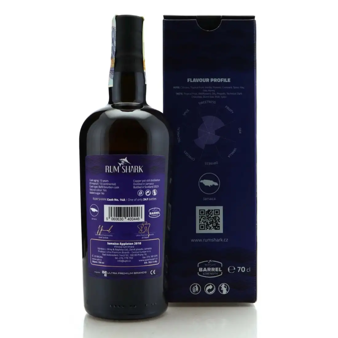High resolution image of Rum Shark Appleton Jamaica (Single Cask Selection) 2010