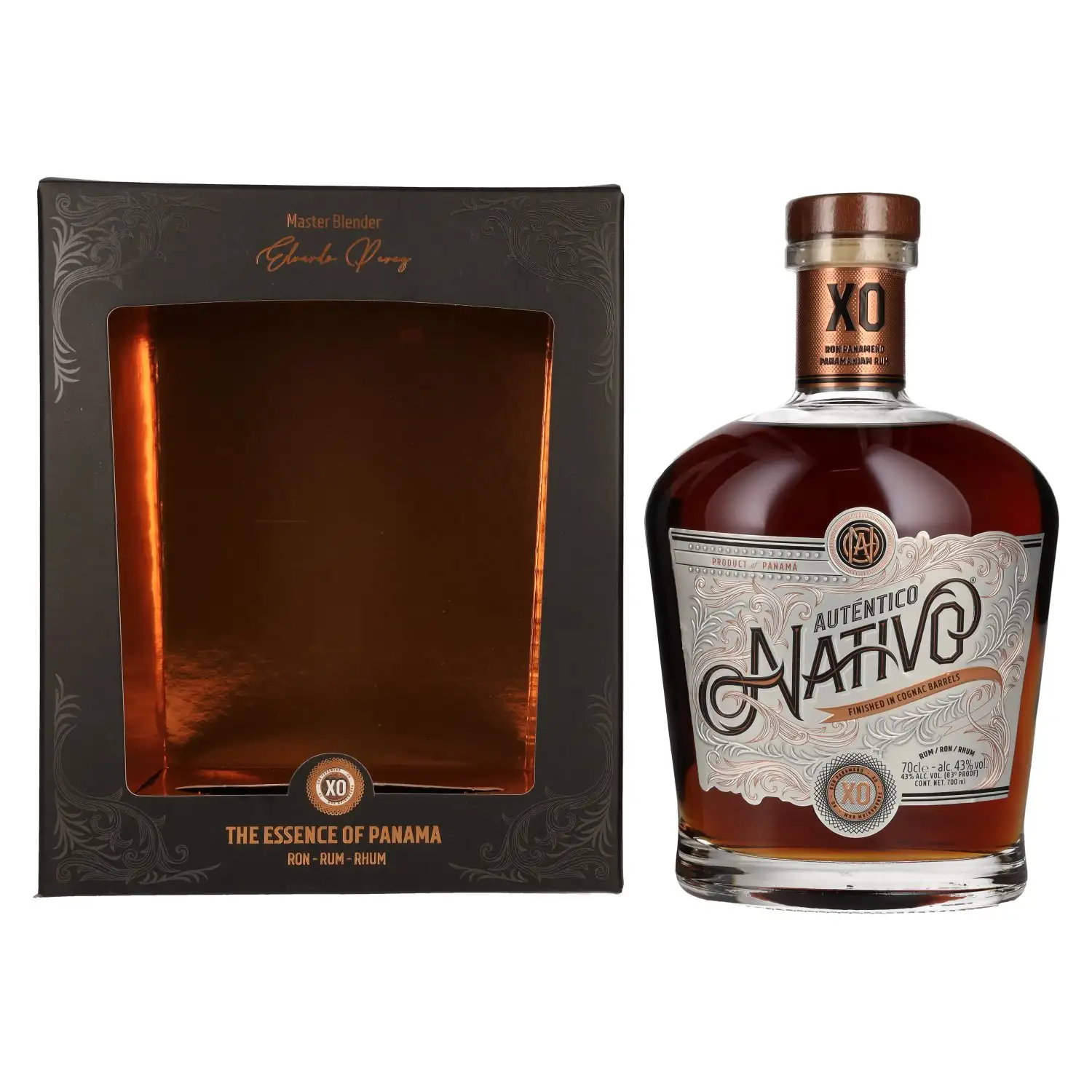 Bottle of Auténtico Nativo XO (Finished in cognac barrels)