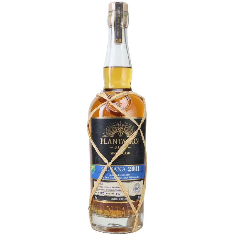 Bottle of Diamond Plantation Guyana (Big Peat Islay Malt Scotch Whisky Cask for Warehouse #1) 2011