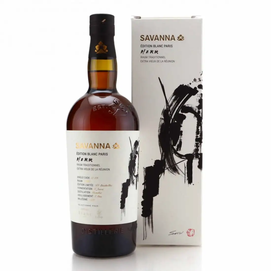 Bottle of Savanna Édition Restaurant Blanc Paris HERR 2009