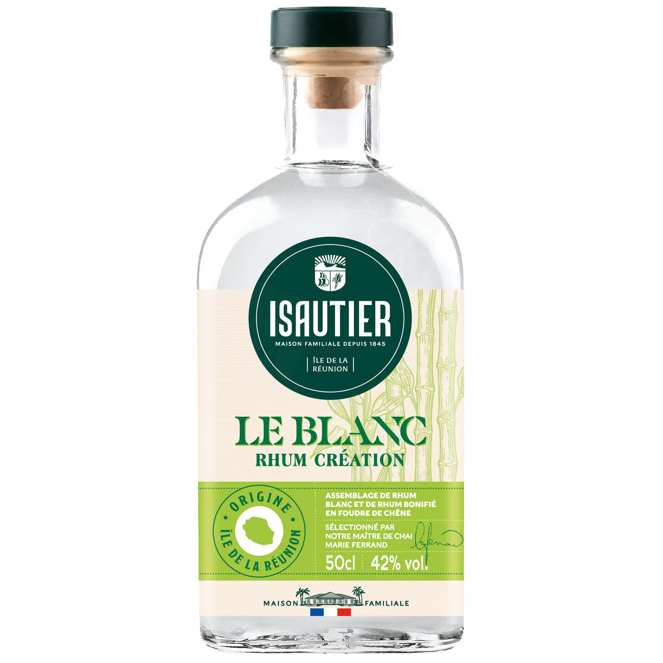 Bottle of Isautier Le Blanc Rhum Création