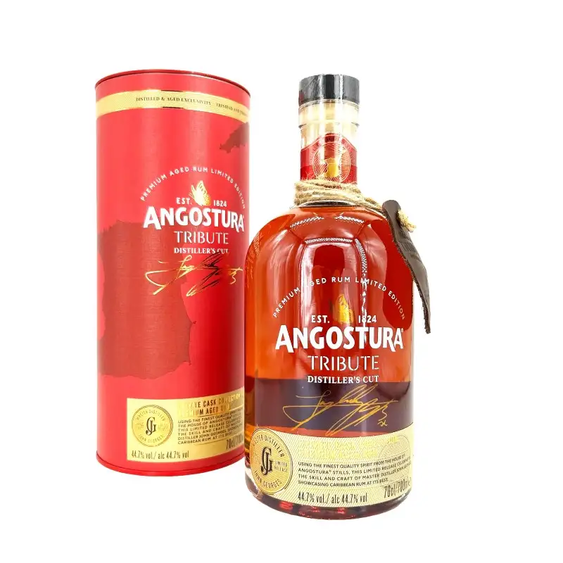 Bottle of T.D.L Angostura Tribute Distiller‘s Cut