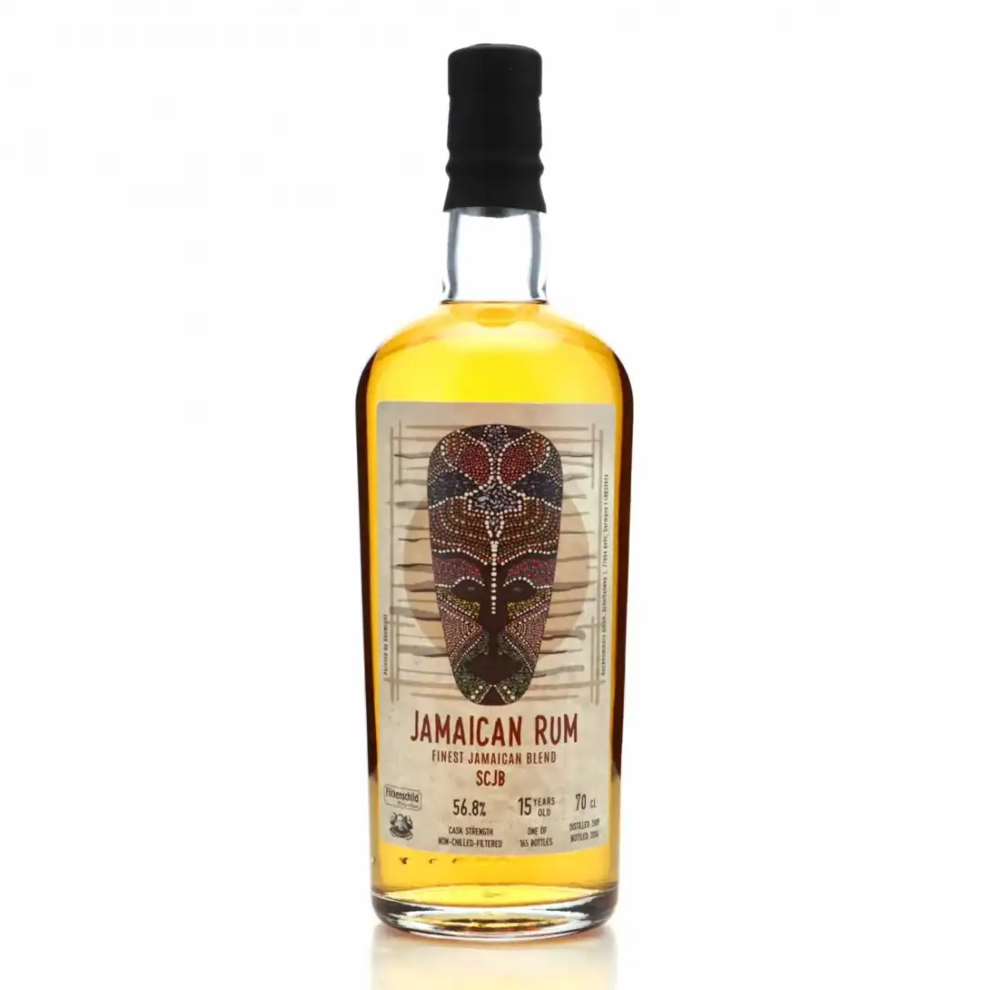 Bottle of Wu Dram Clan Hampden Jamaican Rum (Flickenschild) SCJB 2024