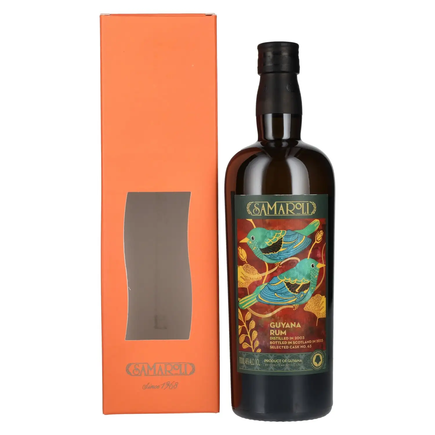 Bottle of Samaroli Guyana Rum 2003