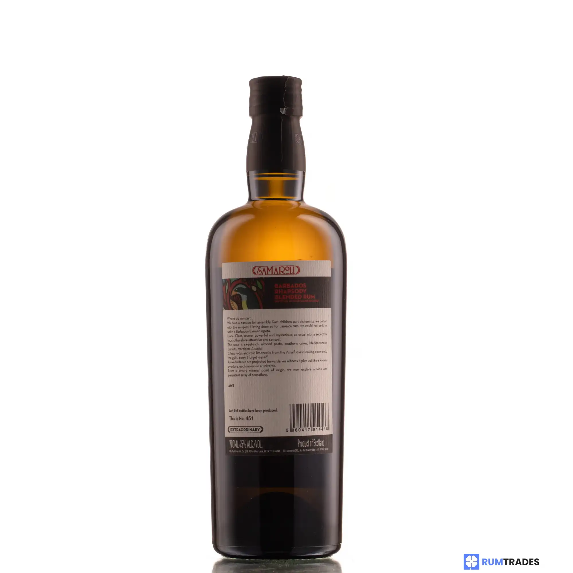 High resolution image of Samaroli Barbados Rhapsody Blended Rum (Edition 2023) 2006