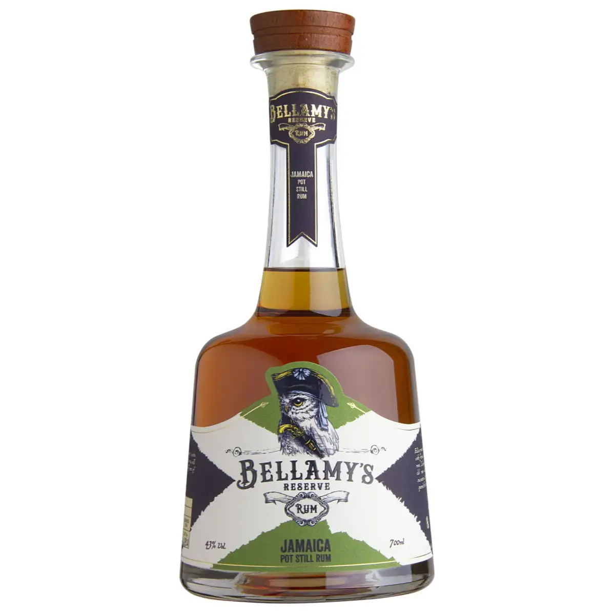 Bottle of Perola Long Pond & Clarendon Bellamy‘s Reserve Rum Jamaica Pot Still Rum