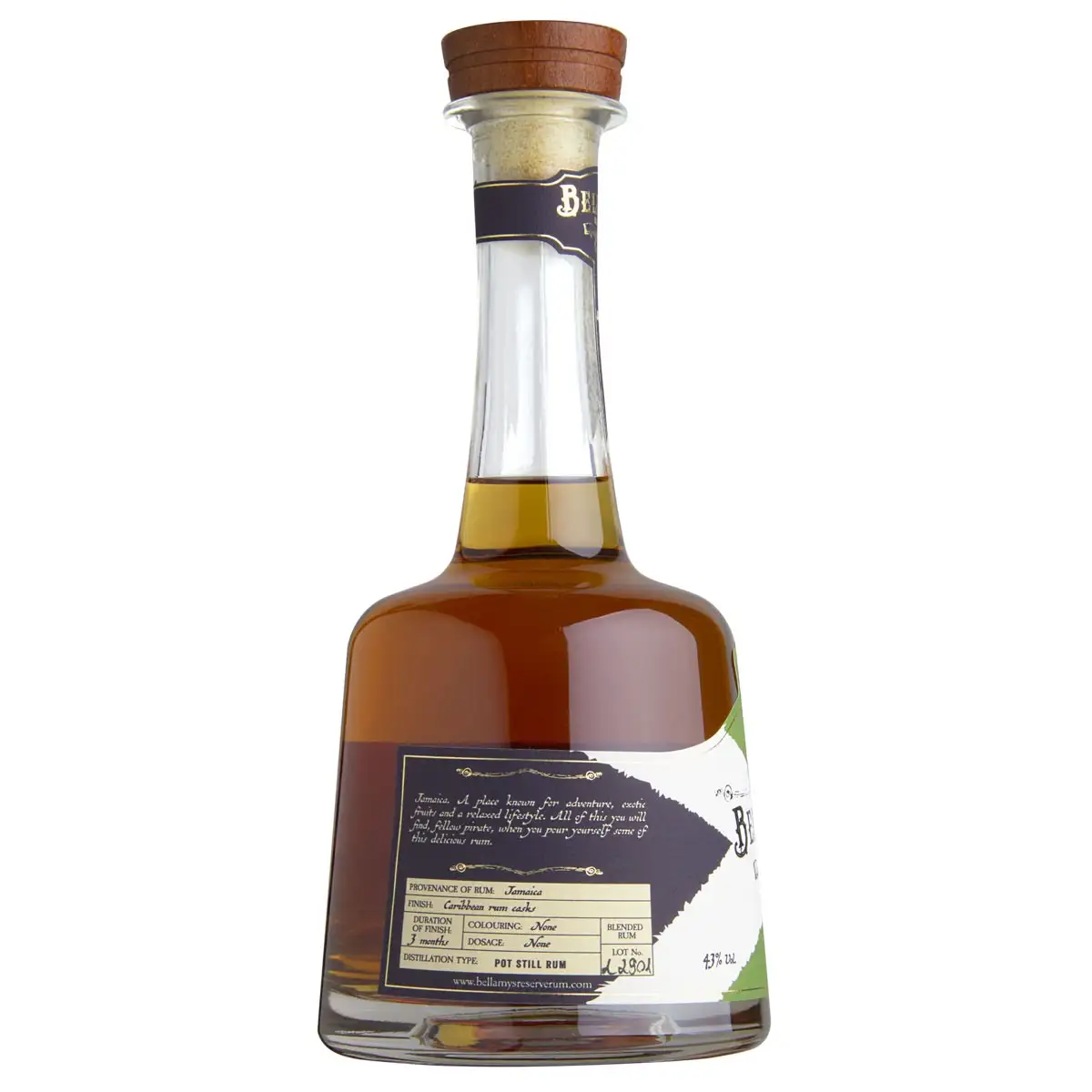 Image haute résolution de Perola Long Pond & Clarendon Bellamy‘s Reserve Rum Jamaica Pot Still Rum