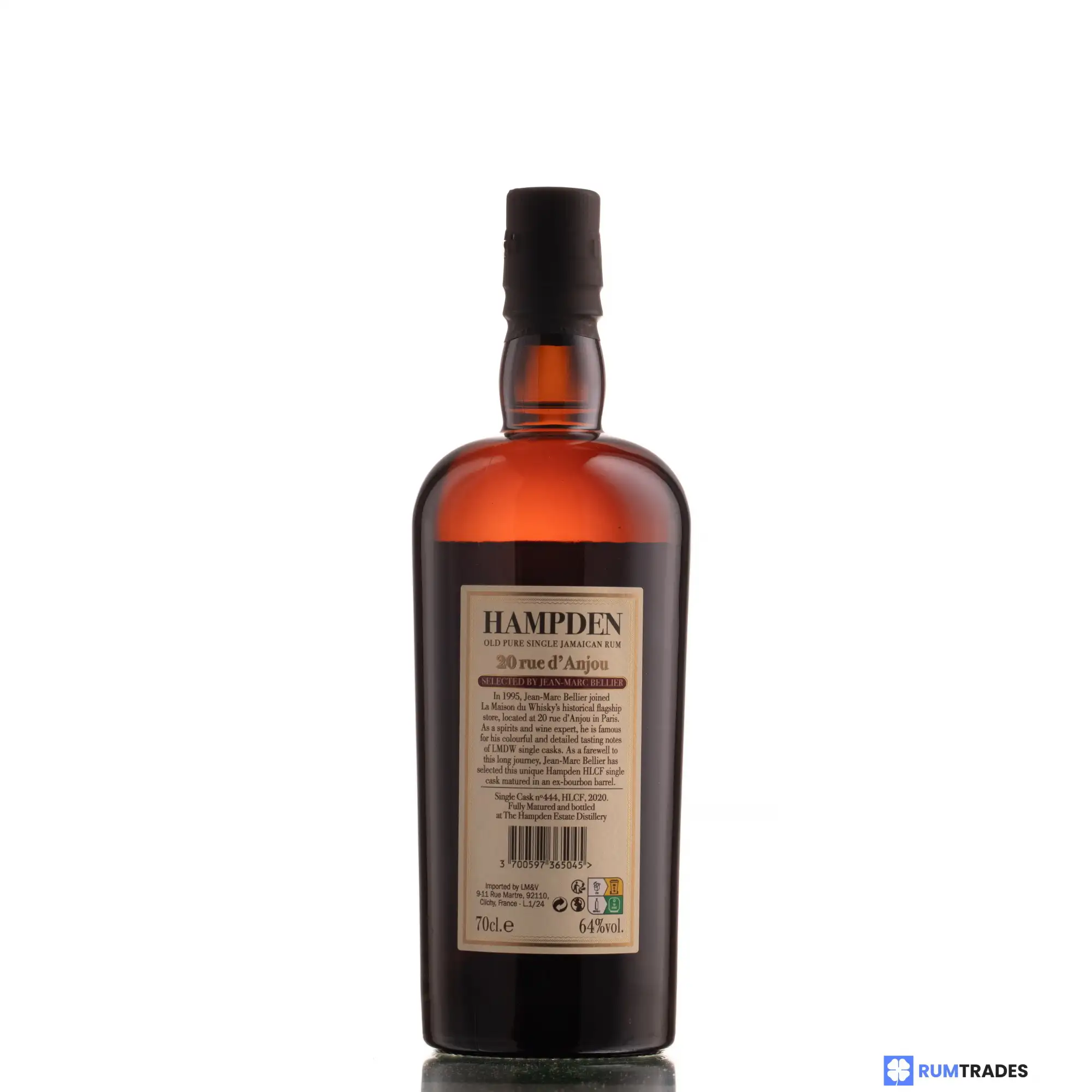 Image haute résolution de Velier Hampden 20 rue d‘Anjou (Selected by Jean-Marc Bellier) HLCF 2020