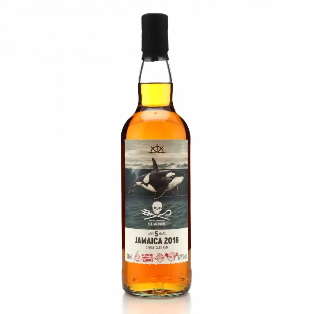 Bottle of Hampden Flensburg Rum Company Sea Shepherd LROK 2018