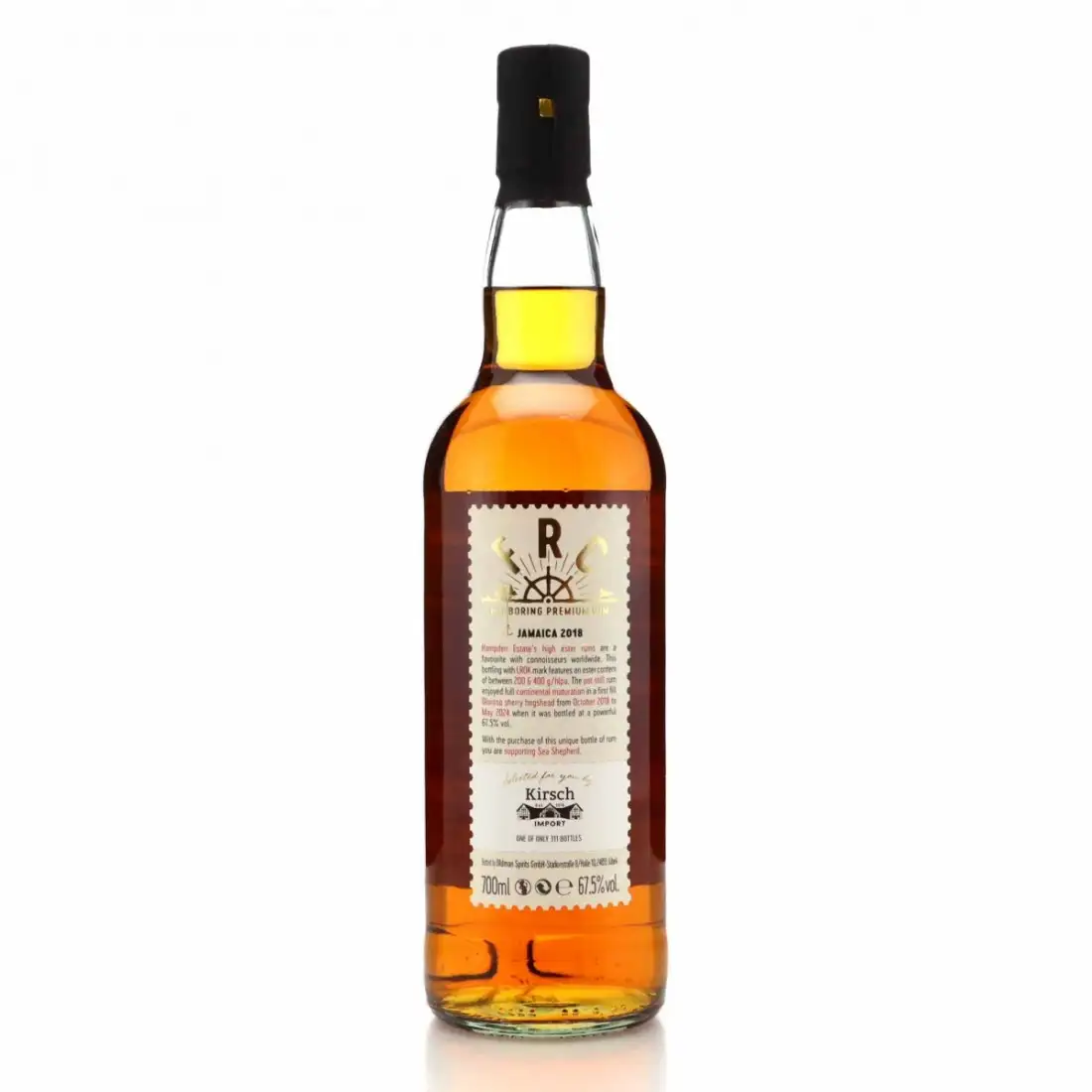 Image haute résolution de Hampden Flensburg Rum Company Sea Shepherd LROK 2018