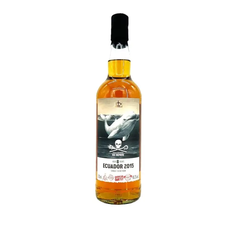 Bottle of Manabi Flensburg Rum Company Sea Shepherd (Beluga) 2015