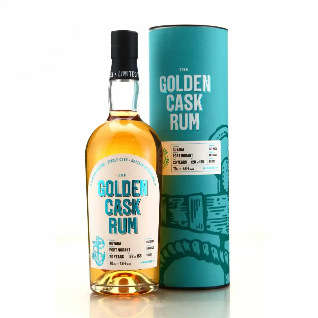 Bottle of House of Macduff DDL The Golden Cask Rum 2002