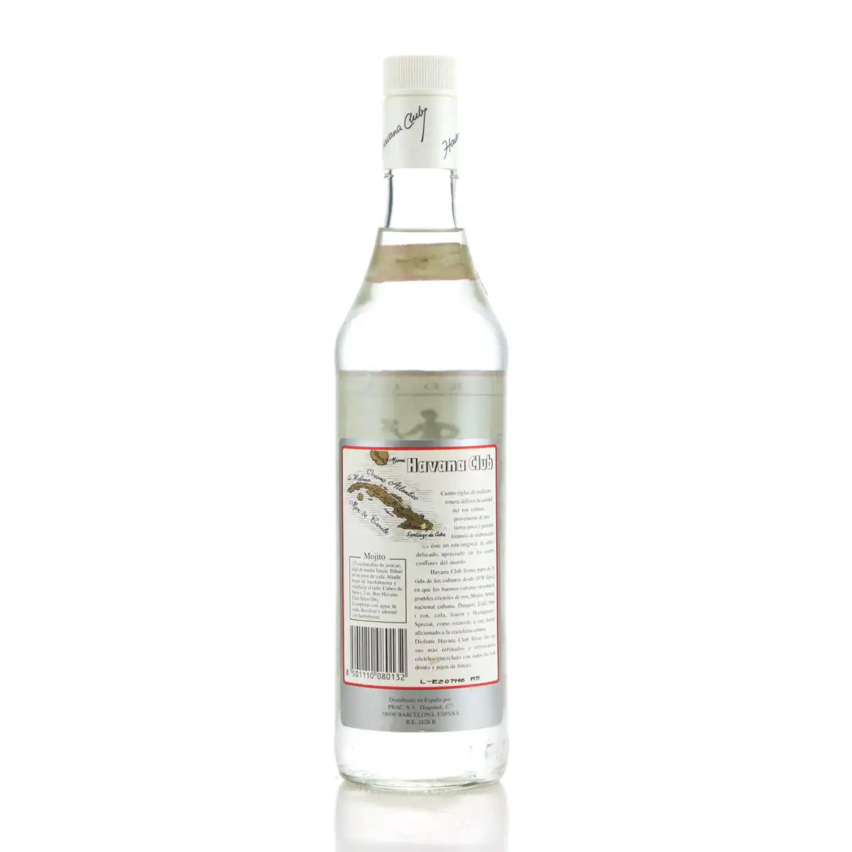 Image haute résolution de Bagnoli Ron Havana Caribbean Plantation Silver Dry