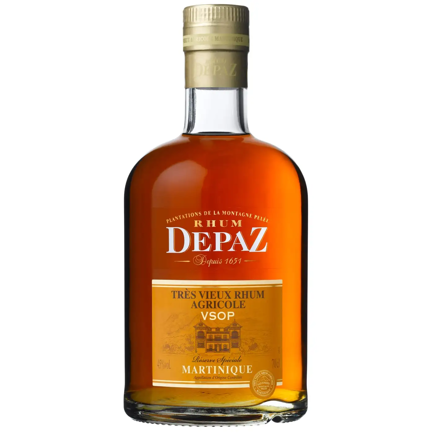 Bottle of Depaz VSOP Spéciale Réserve