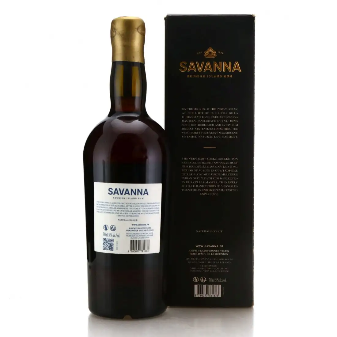 Image haute résolution de Savanna The Very Rare Casks Grand Arôme 2001
