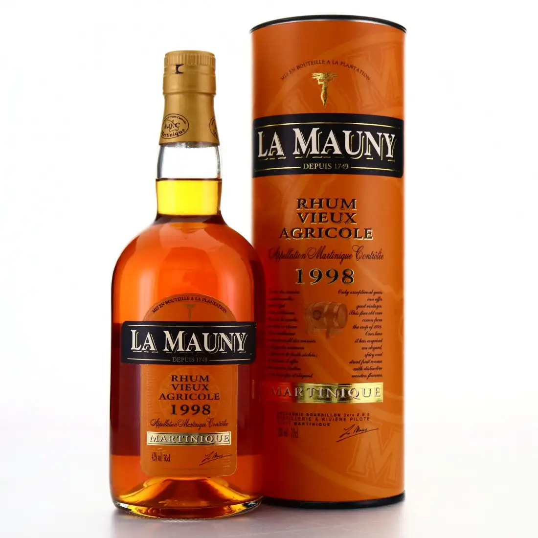 Bottle of Maison La Mauny 1998