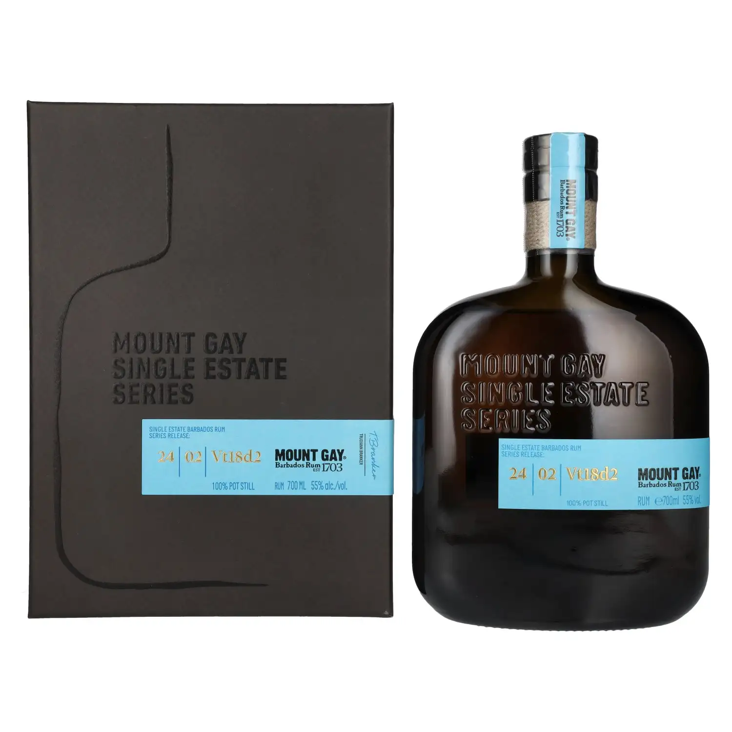 Bottle of Mount Gay Single Estate Series Release 24 | 02 | Vt18d2 2018