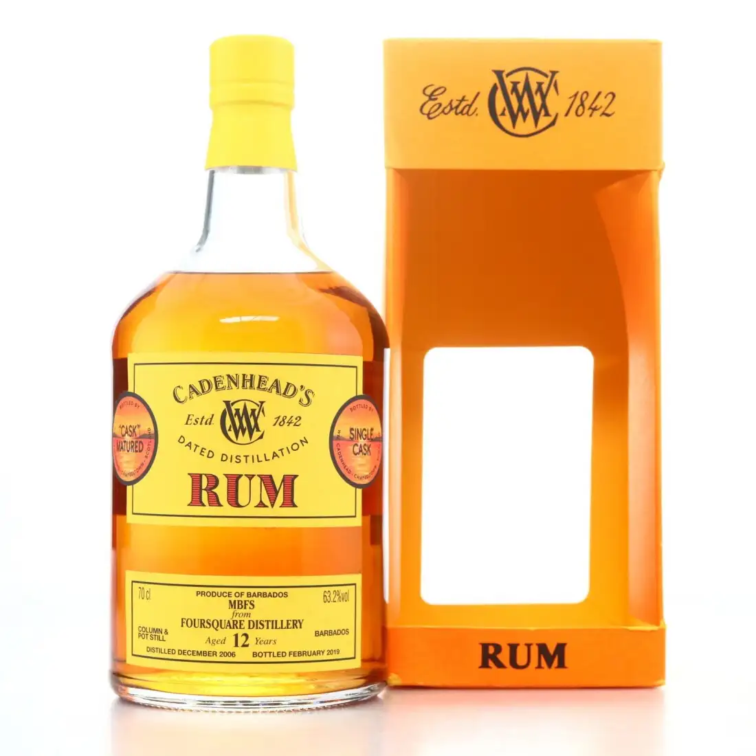 Bottle of Cadenhead‘s Foursquare MBFS 2006