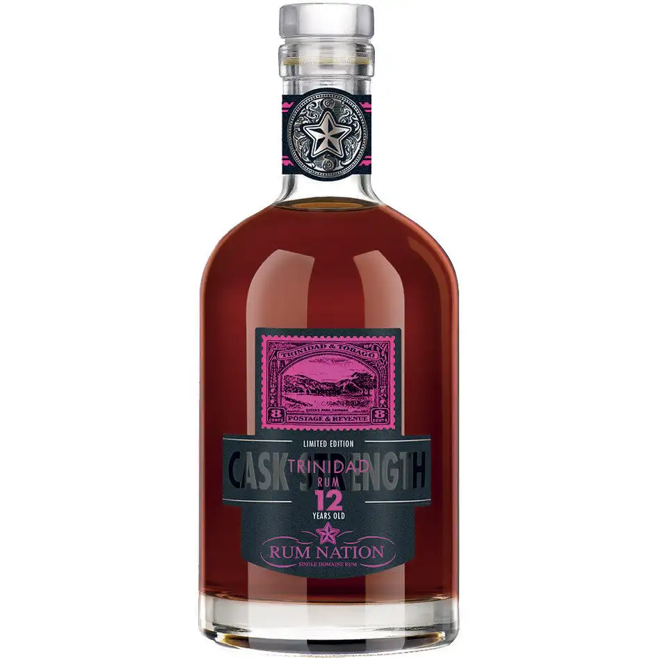 Bottle of Rum Nation T.D.L Cask Strength Trinidad 2012