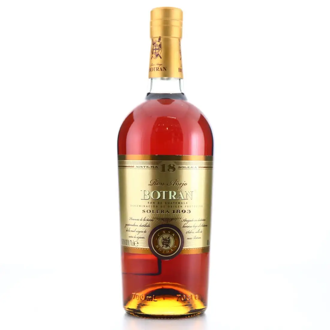 Bottle of Ron Botran Solera 1893