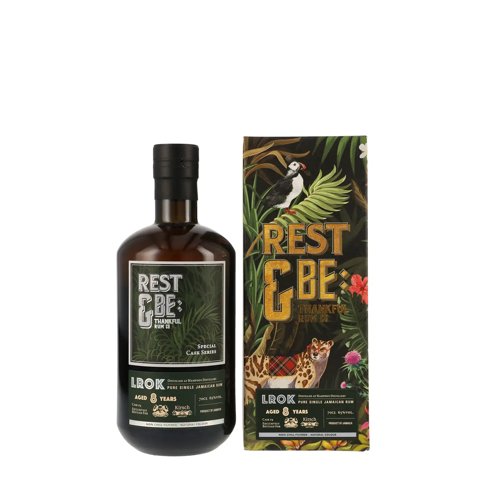 Bottle of Rest & Be Thankful Hampden Hampden for Wu Dram Clan & Kirsch Whisky LROK 2016